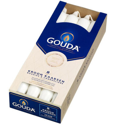 Gouda Kroonkaars 240/24 Wit 