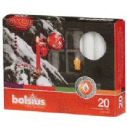 Bolsius kerstboomkaarsjes 97/13 Wit 