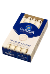 Gouda kroonkaarsen 200/24 Ivoor Gouda kroonkaarsen 200/24 Ivoor
