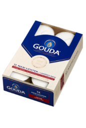 Gouda Waxinelichten Maxilicht 10 branduren - 12 stuks Gouda Waxinelichten Maxilicht 10 branduren - 12 stuks