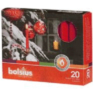 Bolsius kerstboomkaarsjes 97/13 Rood